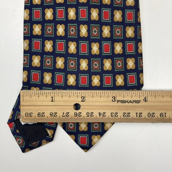 Vintage Silk Necktie Tie Made Italy 100%silk - Picture 3 of 6